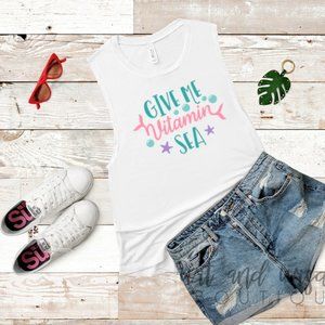 Give Me Vitamin Sea Muscle Tank